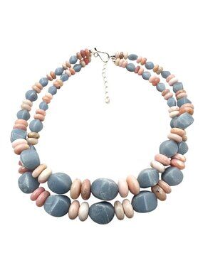 Jay King Mine Finds Necklace Multi-Gemstone Sterling Silver Adjustable